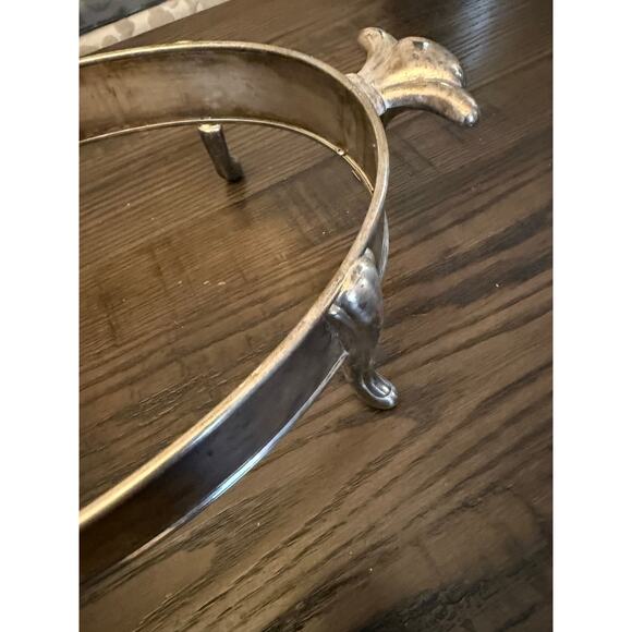 Silver Plated Chafing Dish – Missing Glass Bowl - Picture 8 of 10